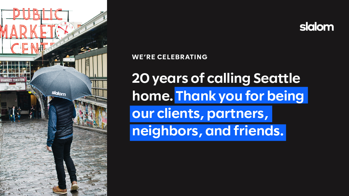 We're overwhelmed with gratitude—thank you. 20 years of pushing the boundaries of what's possible has taught us that if you invest in people, communities, and clients' success, you can build a better future.