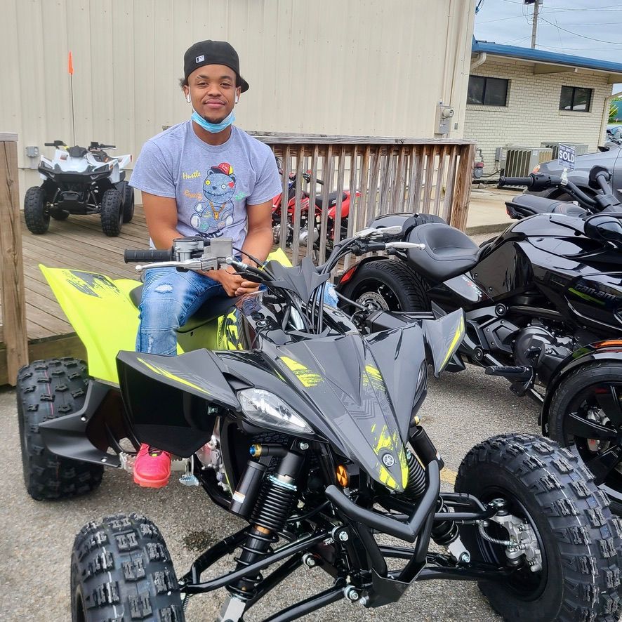 Enjoy your new 2021 Yamaha YFZ 450R SE, Steven! Welcome to the Big#1 family! #big1family #yamaha #yamahaoffroad #yfz450