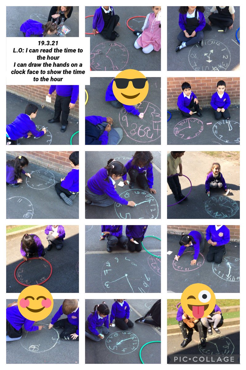 Outdoor maths fun 🏫