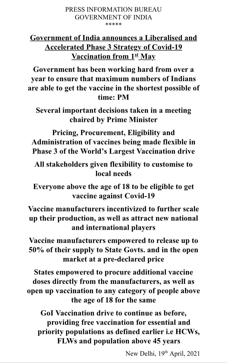 MSIDDHARTH999's tweet photo. #vaccination for All,
#GetVaccinated if you Are 18+
And Take Special Care of Yourself after vaccination, 🤞🏻 https://t.co/YDIkgd2o1h