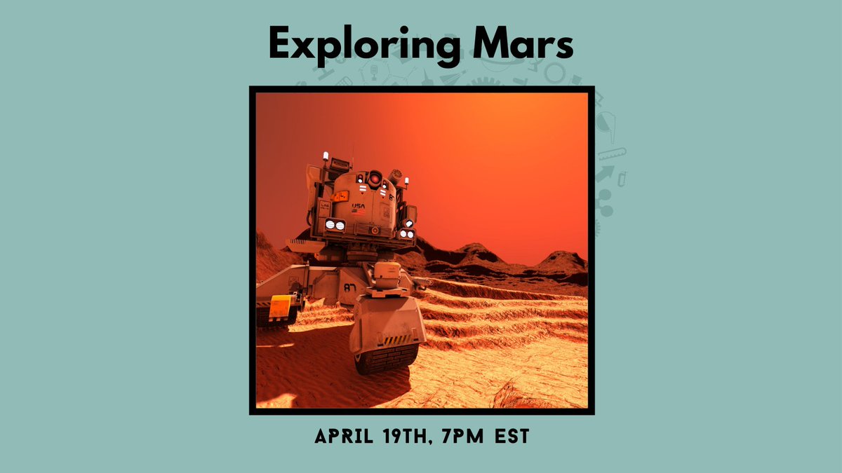 Tonight our <a href="/tasteofsciNYC/">taste of science New York</a> team will take you on a trip to Mars! Well, virtually anyway. Tune in to hear about the science behind the missions, and how to design and build the instruments that make such discoveries possible. 
RSVP: tasteofscience.org/events/explori…
#tos2021 #MarsMission
