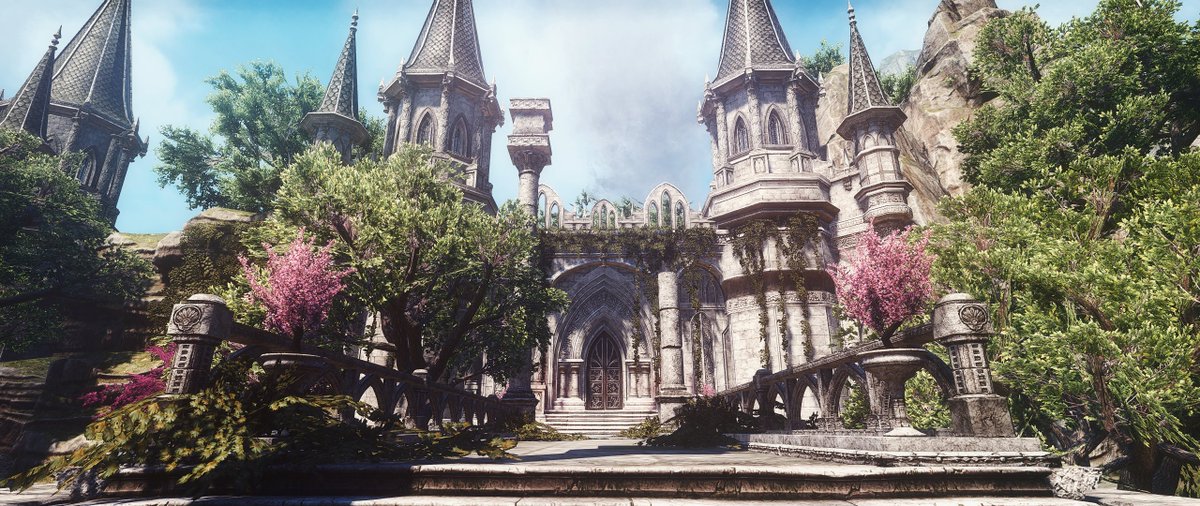 Xylluk's tweet photo. Entrance to Sunhold #ESO #ESOFam #ElderScrollsOnline #Sunhold #Summerset #ElderScrolls #Reshade https://t.co/9KxlgMwG6S
