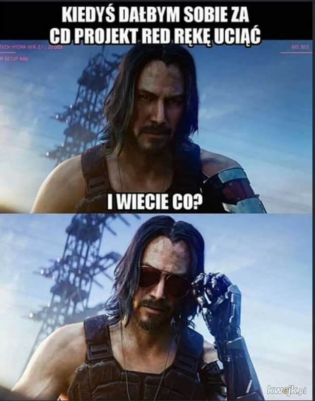 rafal_zaorski's tweet photo. Kiedyś za @CDPROJEKTRED dałbym sobie rękę uciąć #cdred #cyberpunk #cdr #cdprojekt https://t.co/8lSsdFPZ5z
