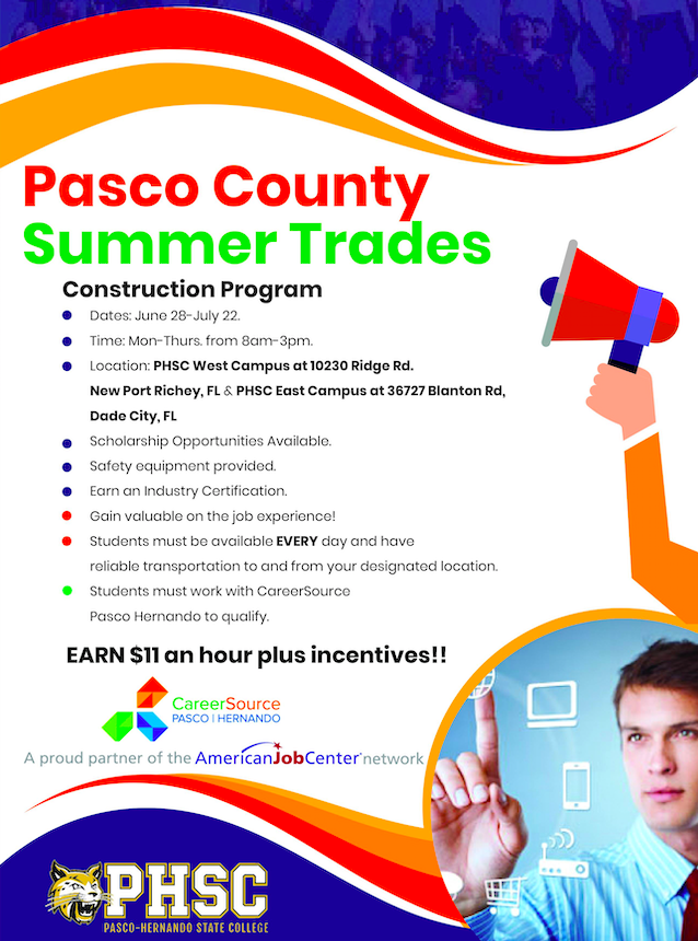 coyotecareerlab's tweet photo. Seniors interested in a career in construction - see Mrs. Larimore or email jlarimor@pasco.k12.fl.us for more information on this paid training and networking opportunity! @TheCoyoteWay https://t.co/qtsMJZMg1d