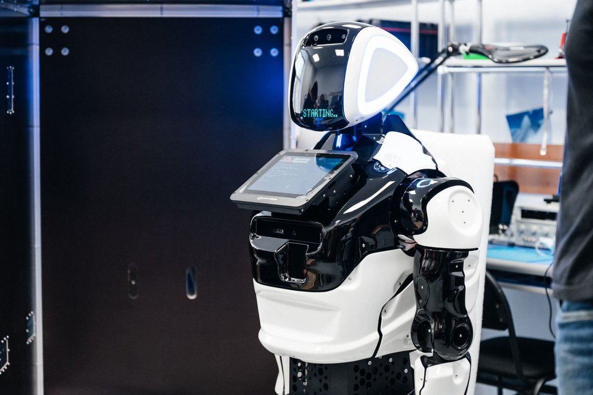 promobot's tweet image. It takes a full 24-hour day to conduct testing of every Promobot robot. They are calibrated for the safest operation, ensuring they never hurt a person during operation — from autonomous travel to arm manipulation.

#Promobot #automation #servicerobots #humanmachine #robotics