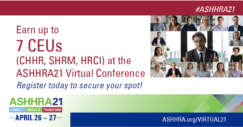 Health care HR professionals understand how different, complex, and nuanced health care is from other fields. That's why it's important to have access to HR content specific to #HealthCare, and #ASHHRA21 is the best place for it. 

Save your spot today: cvent.me/MQyBxK