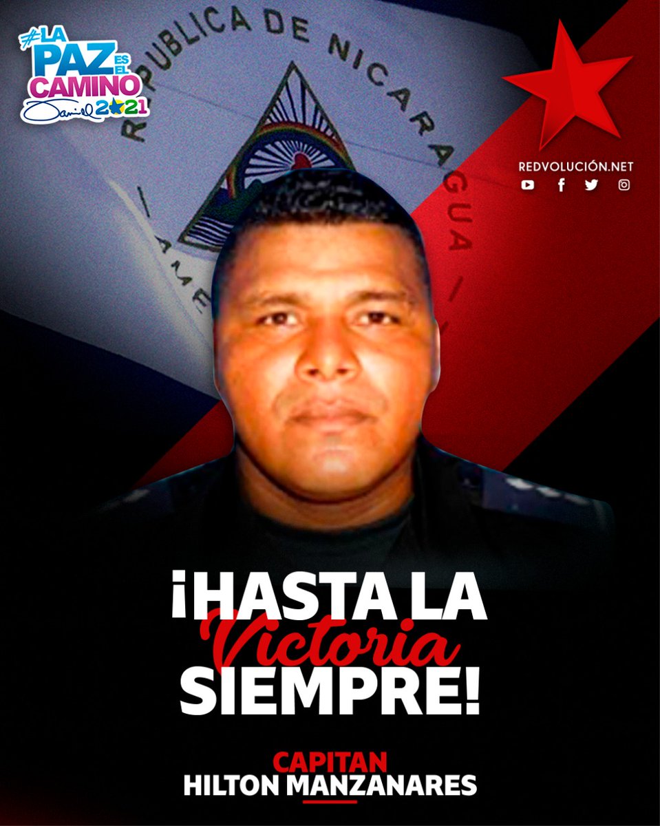 Honor y Gloria a nuestros Héroes por ellos continuamos el camino de la Paz. <a href="/FloryCantoX/">Flor y Canto 🇳🇮</a> <a href="/5Vanguardia/">Comunicación 5 Vanguardia</a> 
#LaPazEsElCaminoDaniel2021
#NoPudieronNiPodran 
#ManaguaSandinista 
#19Abril