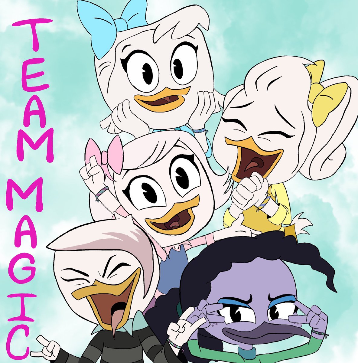 cassvivv's tweet photo. give it up for team magic everyone! #ducktalesfanart #DuckTales https://t.co/D4vEn5r4aC