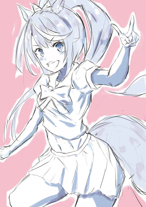 テイオー誕生日おめでとー‼︎✨
さっき誕生日って気づいて中途半端な絵でごめん?
#トウカイテイオー生誕祭 #トウカイテイオー生誕祭2021 #ウマ娘 