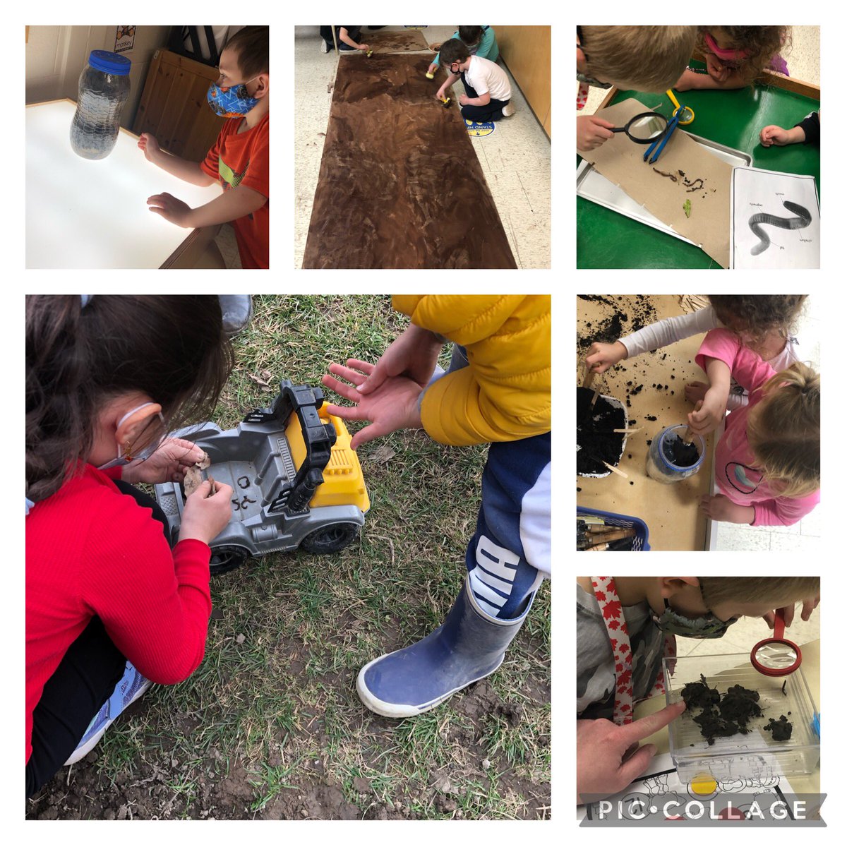 Had a blast with the jk/sk SS as we started working on our wiggly worm inquiry unit before the break! Building worm murals, habitats, identifying the parts and connecting worms to measurement! What will online learning bring? #wormweather #woodlandinspectors <a href="/LinseyAllin/">Mrs. Allin</a> <a href="/orrzie/">Andy Orr</a>
