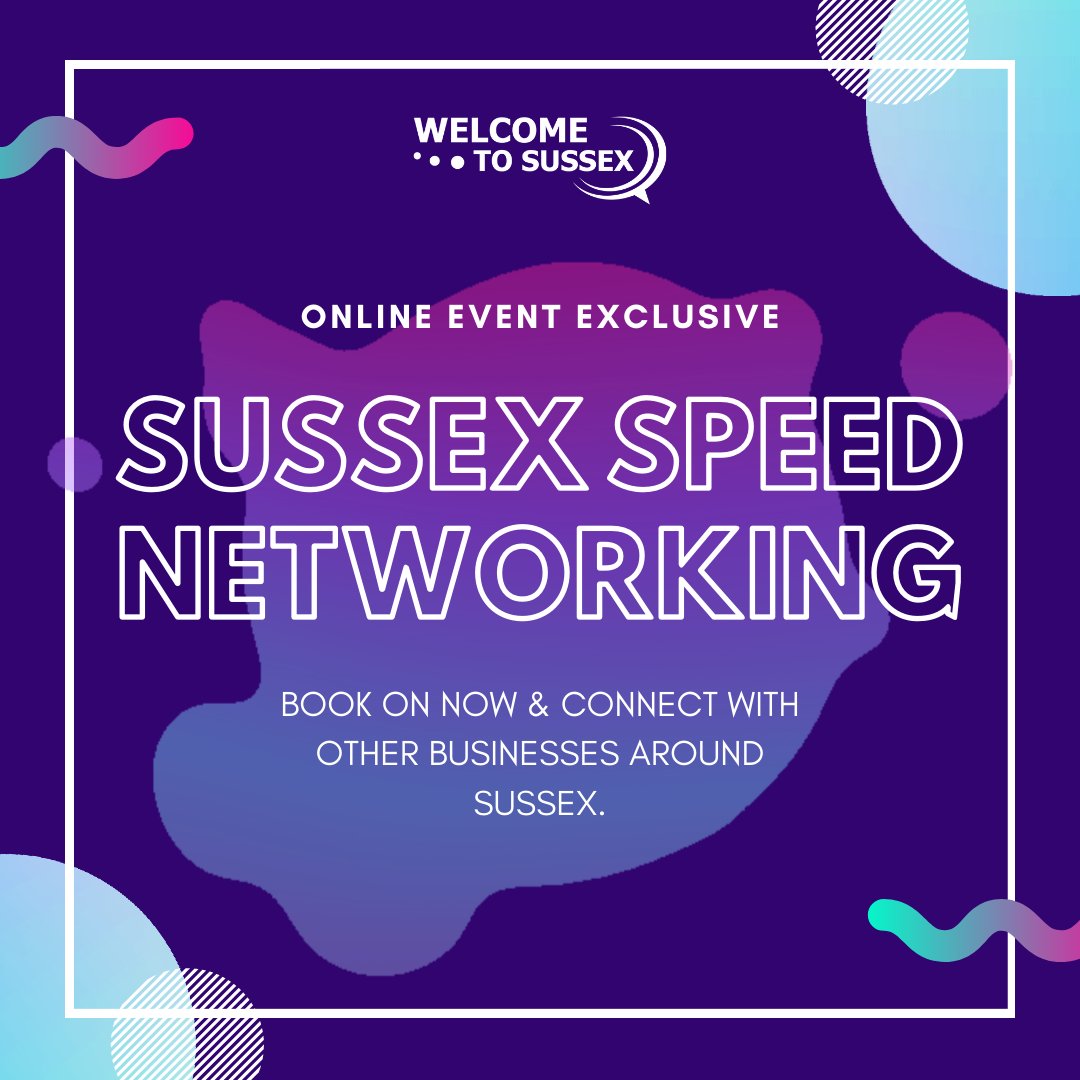 Are you looking to connect with local like-minded #Sussex Businesses? 

Join us for a morning of friendly and informal Speed Networking.

🕙Tuesday 11th May (10-11am)

Register Now For Free👇

eventbrite.co.uk/e/151130552551

#Sussex #networking #BusinessOwner #connections