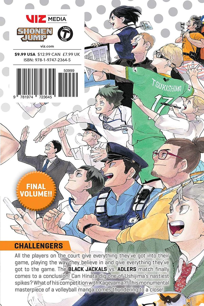 Cover Reveal for Haikyu!! Volume 45, the Final Volume releases in the U.S August 3rd! Pre-order now: amzn.to/3df66cK