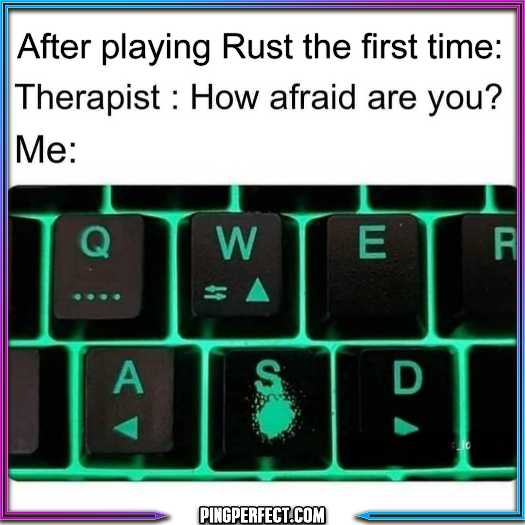 PingPerfect's tweet image. Everything is fine, everything is fine, everything is probably fine... NOTHING IS FINE EVERYTHING IS BAD!

How was your first Rust experience?

#rustgame #PingPerfect #rustservers