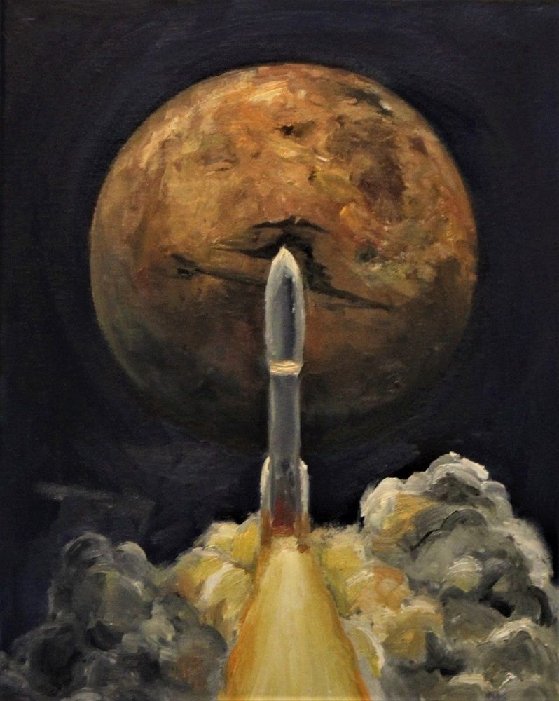 Our exploration of Mars continues with the unveiling of our Student Art Contest Exhibition. Congratulations to the winners, as well as all the budding artists who submitted! californiaartclub.org/student-art-co…
.
IMAGE: Aryaki K. (HS 1st Place Winner), "Perseverance Rover Rocket Launch," Oil