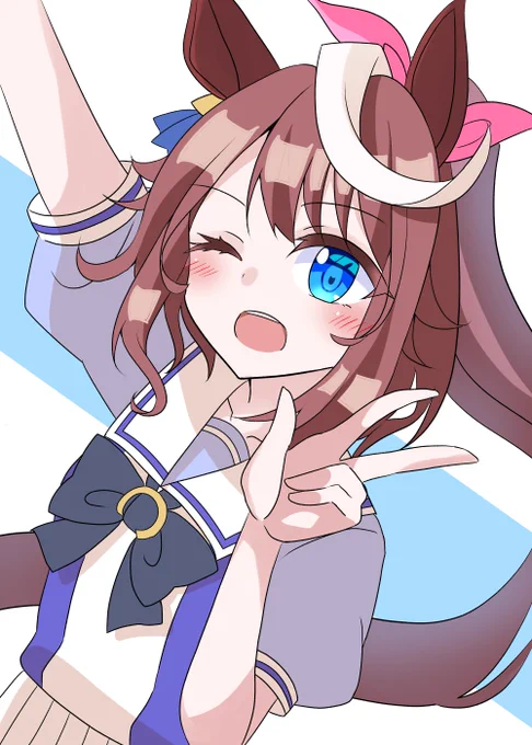 #トウカイテイオー生誕祭2021
#トウカイテイオー
#ウマ娘
間に合った～～～～～～～!!!テイオーおめでとう!!??? 