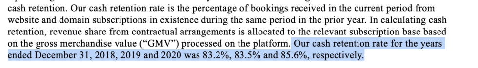 #3. 85% NRR. Common for self-service & SMBs, but pretty low for public SaaS companyMost higher-churn SaaS & self-serv companies seem to obscure, or at least, not highlight any NRR below 100%. Wix doesn’t disclose its churn, but it’s likely similar.