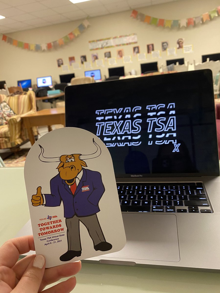 MrsPatterson88's tweet photo. Hanging out with “Flat Lex” and watching the First General Session of our Virtual Conference go live. Proud of how our organization has banded together this year and worked through such a crazy time! #TogetherTXTSA https://t.co/8MvsdOUNq4