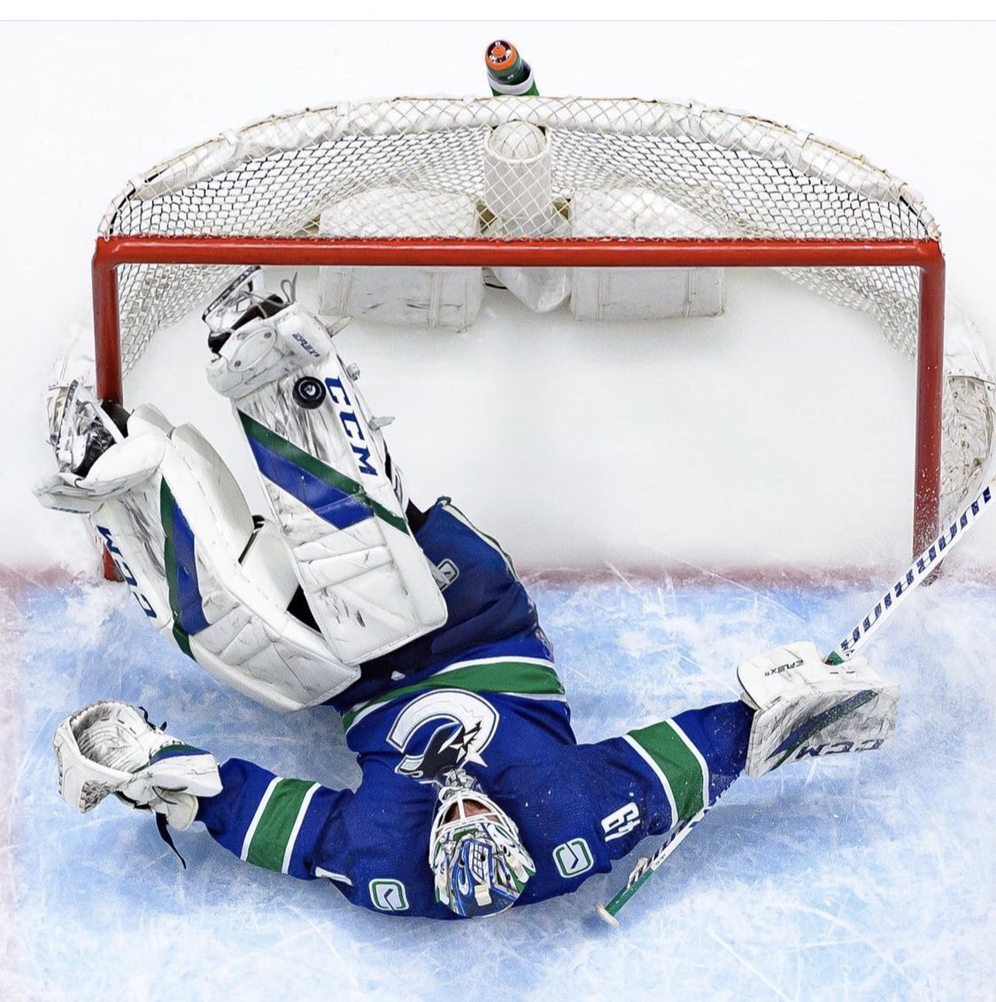 One of the best goalie photos of all time.