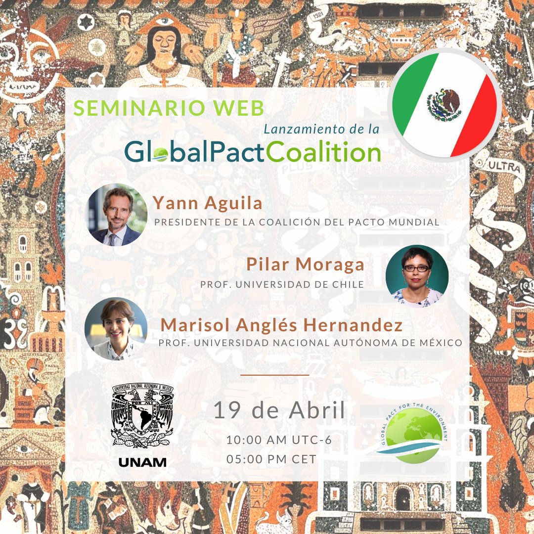 cdauchile's tweet photo. ¡Ahora! Dra. Pilar Moraga Sariego (@UChile) participa del lanzamiento de la #GlobalPactCoalition (@PactEnvironment) junto a @AguilaYann y la Dra. Marisol Anglés (@UNAM_mx). Sigue la transmisión en https://t.co/87GAZn8Odl | #PactoMundialPorElMedioAmbiente  #OnePlanetOnePact https://t.co/9PvIXhBFdD
