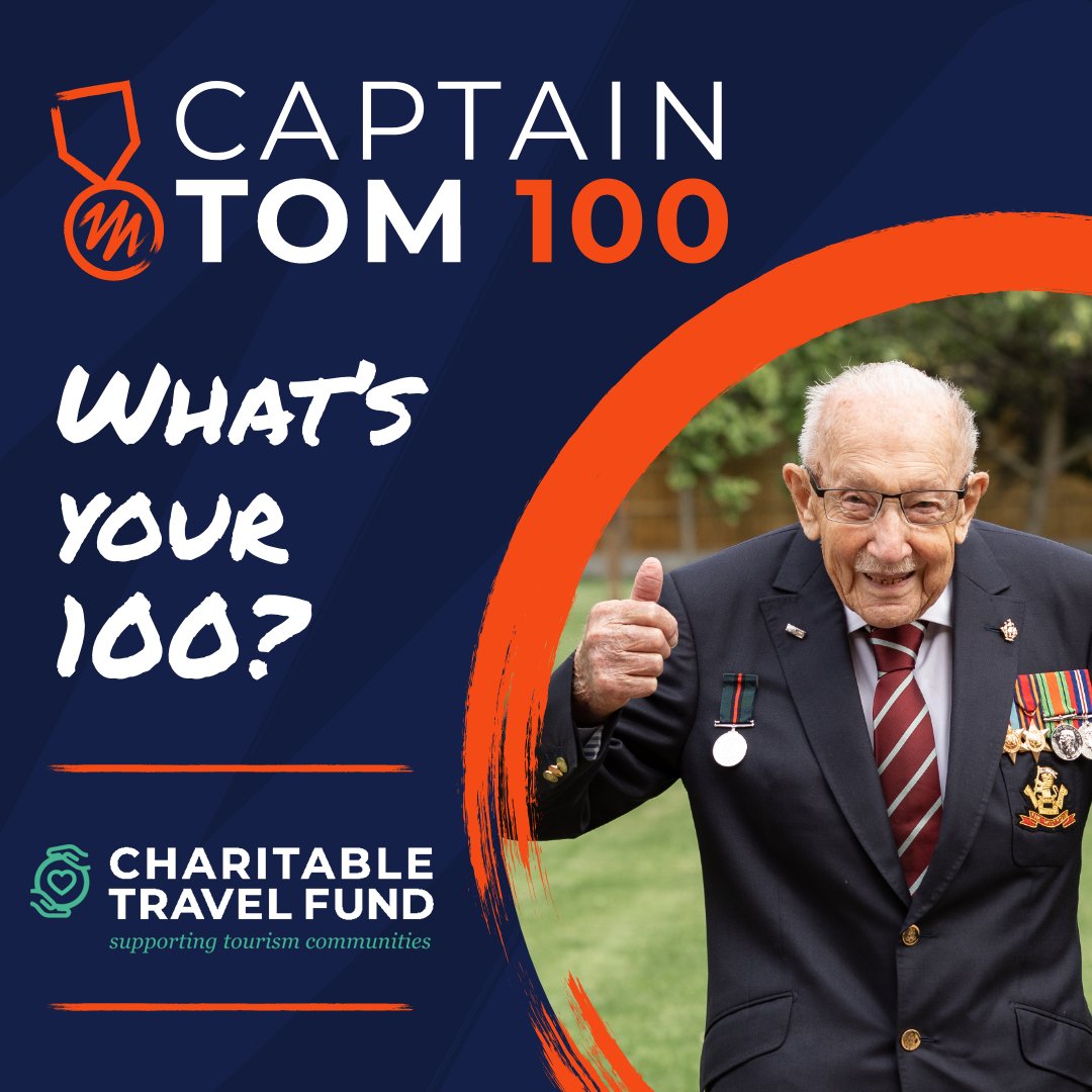 ChariTravelFund's tweet photo. 📢Take part in the #CharitableTravelFundChallenge as part of #CaptainTom100 from 30 April to 3 May 2021 to celebrate Captain Sir Tom Moore’s amazing achievements and raise vital funds for the @ChariTravelFund! 

Find out more and sign up: https://t.co/NtV4dYUoZh
#fundraising https://t.co/arxYq0bTSR