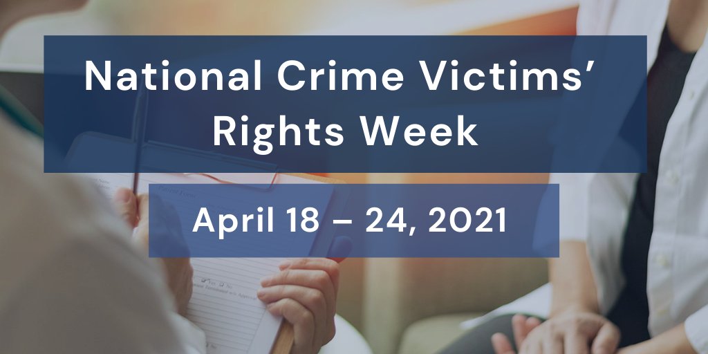 #NCVRW2021 starts today! National Crime Victims' Rights Week is dedicated to raising awareness about victims' rights and services.  Learn more about how America's attorneys general are fighting for victims' rights by urging Congress for a #VOCAFix: naag.org/criminal-law/p…