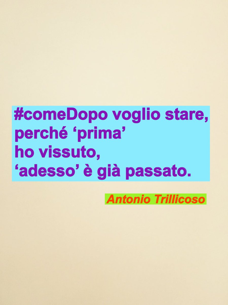 antonTrillicoso's tweet photo. #comeDopo #antoniotrillicoso #19aprile #lunedi #scriptisday #versi #poet #poesie #poesía #poetrycommunity #poetsociety #untemaalgiorno #family @antonTrillicoso @UnTemaAlGiorno @CasaLettori https://t.co/07uL0f2jC0