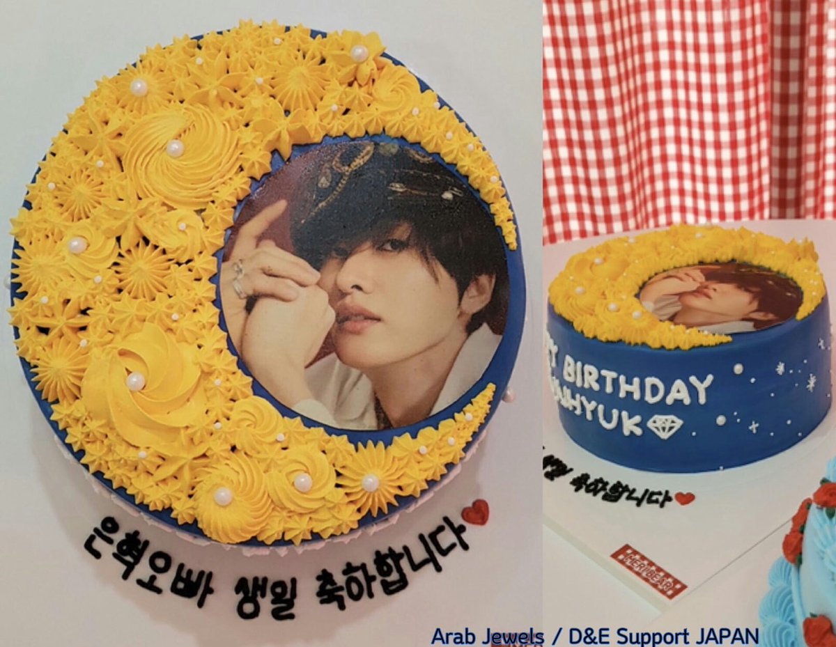 Eunhyuk_Wings's tweet photo. صورة مقربة للكعك الذي قمنا بإرساله لانهيوك 💙🎂

@AllRiseSilver 
#Eunhyuk https://t.co/ul0FiZnBWE