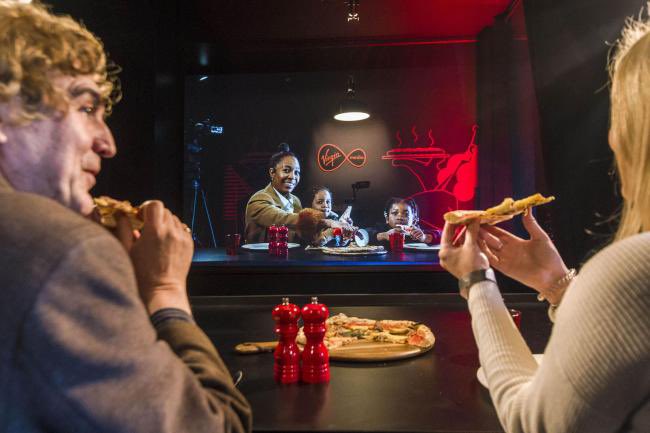 GrooveMeNow's tweet photo. Families and friends located 400 miles apart have been reunited virtually via live 3D holograms.

https://t.co/GYERwqRAJB

#holograms #virginmedia https://t.co/yFcdQOTCdV