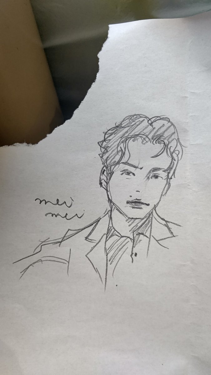 洗濯待つ間の落書き
ヒドイとこに描いた?
#星野源 
#GQJAPAN 