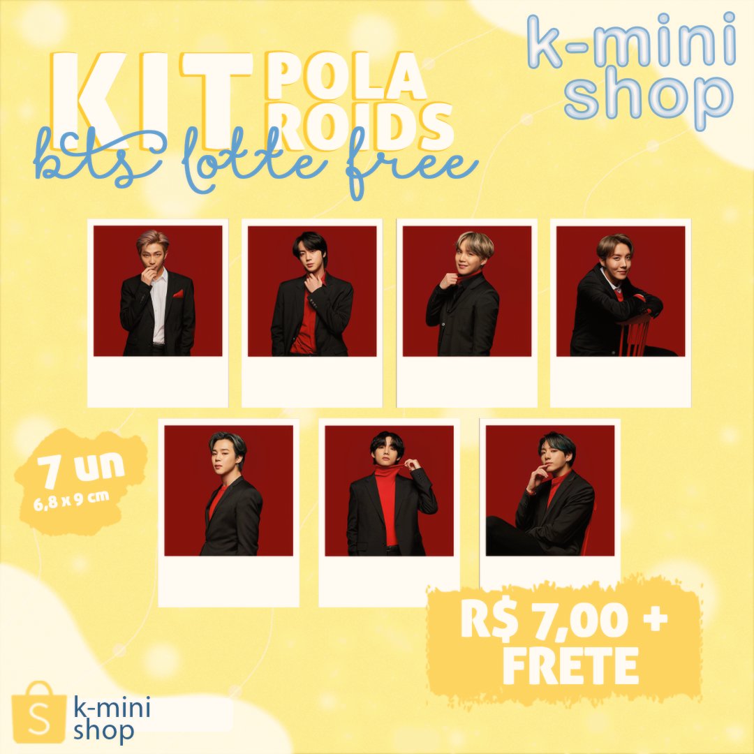 KMiniShop's tweet image. Polaroids BTS Lotte Free
