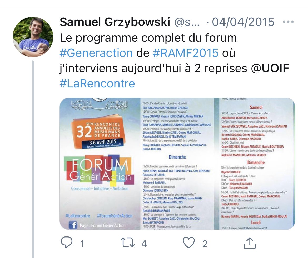 programme 30 rencontre uoif