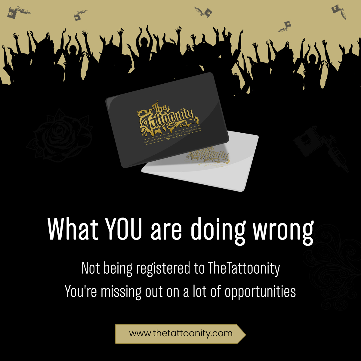 Thetattoonity's tweet photo. TheTattoonity offers you:

1. Direct access to a large pool of clients

2. The opportunity to connect with the artistic tattoo and piercing community

3. A worldwide platform to find OR fill up your guest spot https://t.co/UOY91BI1Vi