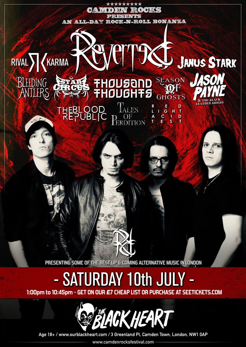 Tales of Perdition are BACK! Live at <a href="/Theblack_heart/">The Black Heart</a> with <a href="/CamdenRocksFest/">Camden Rocks Fest</a>, £10 tickets or £7 if you want to be on our cheap list! #live #metal #livemusic #heavymetal