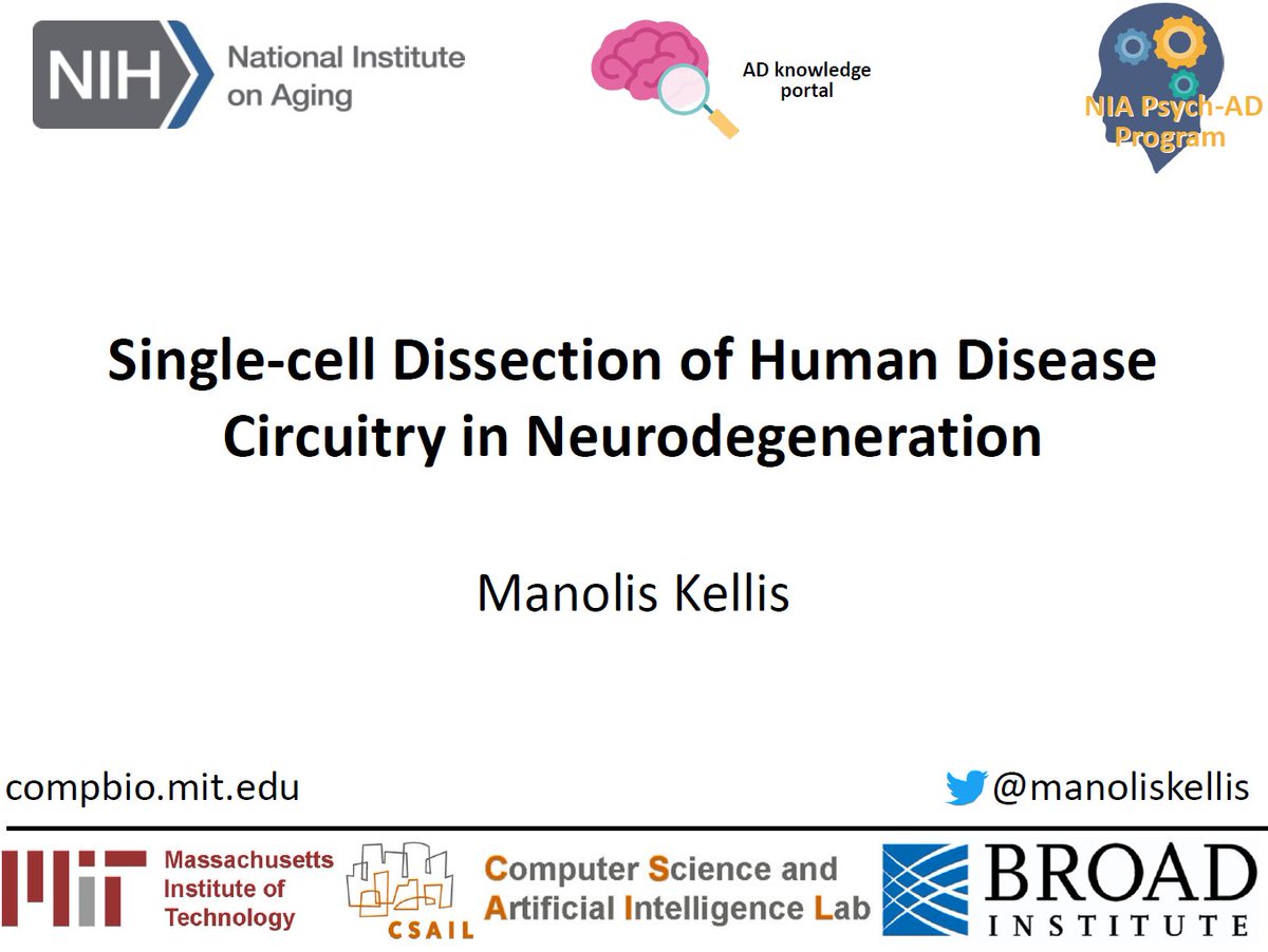 manoliskellis's tweet photo. Excited to be part of @Alzheimers_NIH #ADsummit2021 w/@NIHDirector #NIAdirector #EliezerMasliah #LisaBarnes @ISBNathanPrice @KaczorowskiLab #DavidBennett #AlisonGoate #PhilDeJager @YokoyamaLabUCSF @WyssCoray #RobertaDiazBrinton etal
https://t.co/JRLffqL8OQ
https://t.co/v779k9NEIh https://t.co/2PbI1fL0ds
