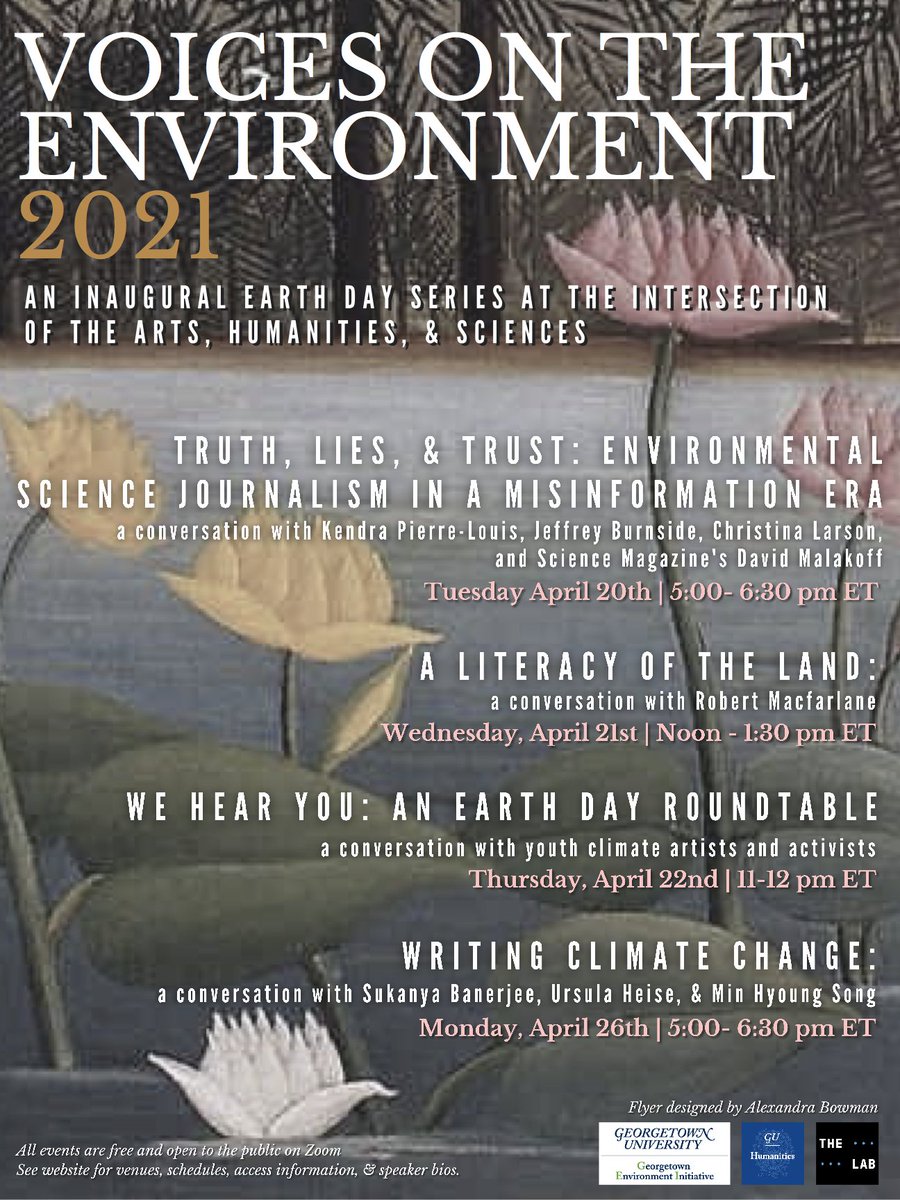 bowman landscape georgetown on Georgetown Medical Humanities Initiative Gumedhum Twitter