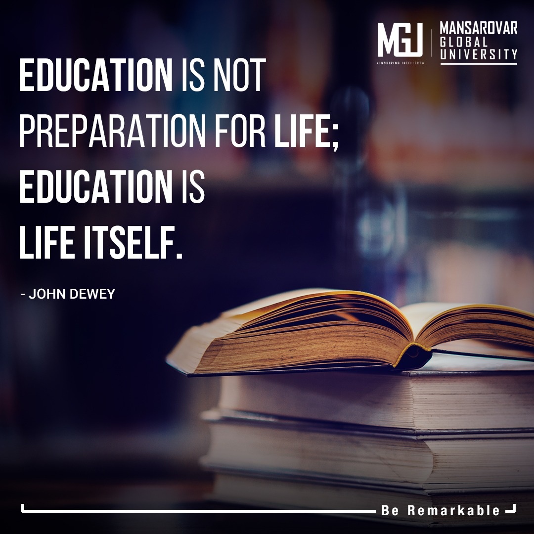 education is life itself