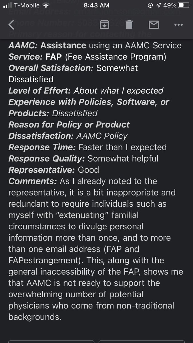 omarordazz's tweet photo. another day, another unnecessary barrier for many potential physicians from underrepresented groups.

AAMC’s fee assistance program is perfectly accessible for those who have access to both parents’ tax forms—not for folks like myself with a parent living/working outside the US. https://t.co/OwhXJQughM