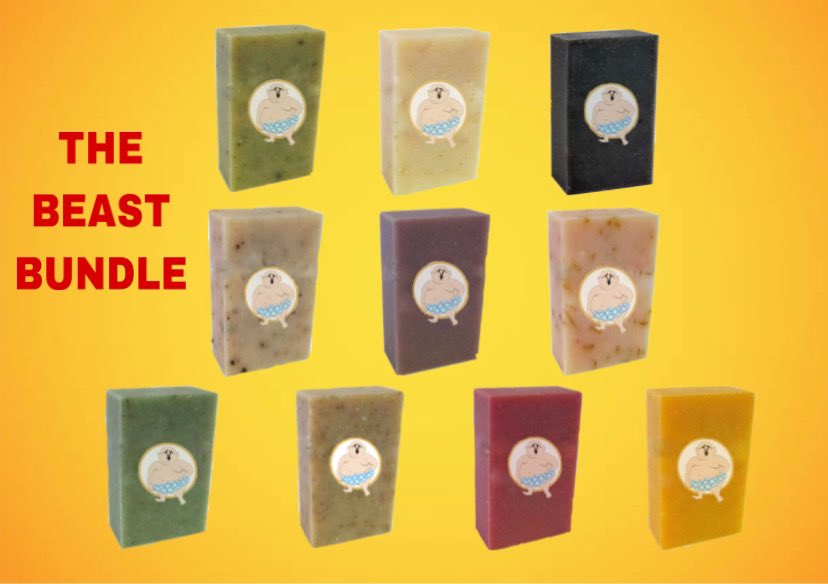 fatbrothersoap's tweet photo. One bar of Fat Brother Soap not enough? Do you want to unleash your inner manliness? Look no further with our variety of soap bundles! But our bundles NOW at https://t.co/k1U9pBtvZW !! 🧼‼️👀 #TheFatBrotherWay #HitTheShowers #soapart #homemade #essentialoils #naturalskincare https://t.co/ZXnpMh49Bu