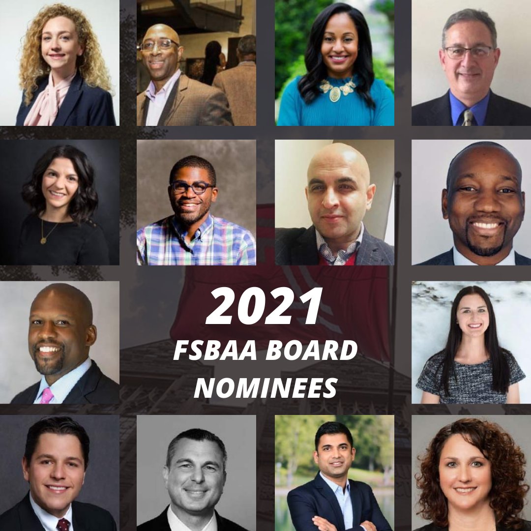 Introducing our 2021 FSBAA Board Nominees! These nominees will be chosen to fill our Director-at-Large positions for the 2021-2023 board term. Read more about each nominee and cast your vote here: bit.ly/FSBAAElections