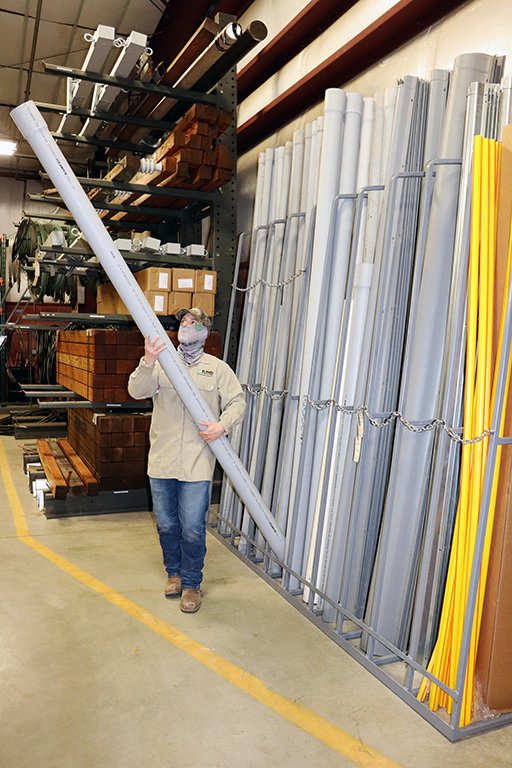 SCEC's storage of conduit has become more compact and efficient thanks to a collaboration between SCEC leadership and a group of Hudson High School students. Read more: ow.ly/tWiv50EsfAZ