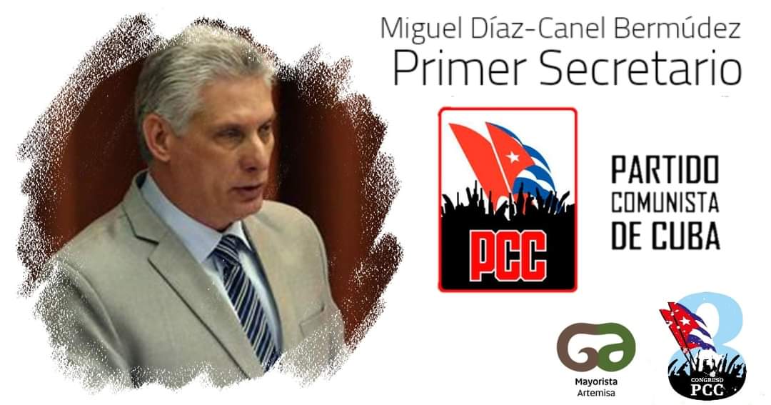 SMCArgelia's tweet photo. Brigada @SMCArgelia saluda al nuevo 1er Secretario, los  Miembros del Buró Político, Secretariado y del Comité Central. Gracias a Fidel, Raúl y a la generación histórica por sus enseñanzas #SomosContinuidad @DiazCanelB #SonarYContinuar #8voCongresoPCC @japortalmiranda #SomosCuba https://t.co/13uxzup8g2