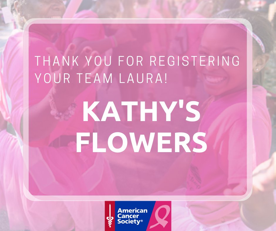 msabcOak_Mac_MI's tweet image. Thank you Laura for registering your team Kathy&apos;s Flowers for Making Strides Against Breast Cancer of Oakland &amp;amp; Macomb County Walk! #makingstrides2021 #breastcancer #fightcancer