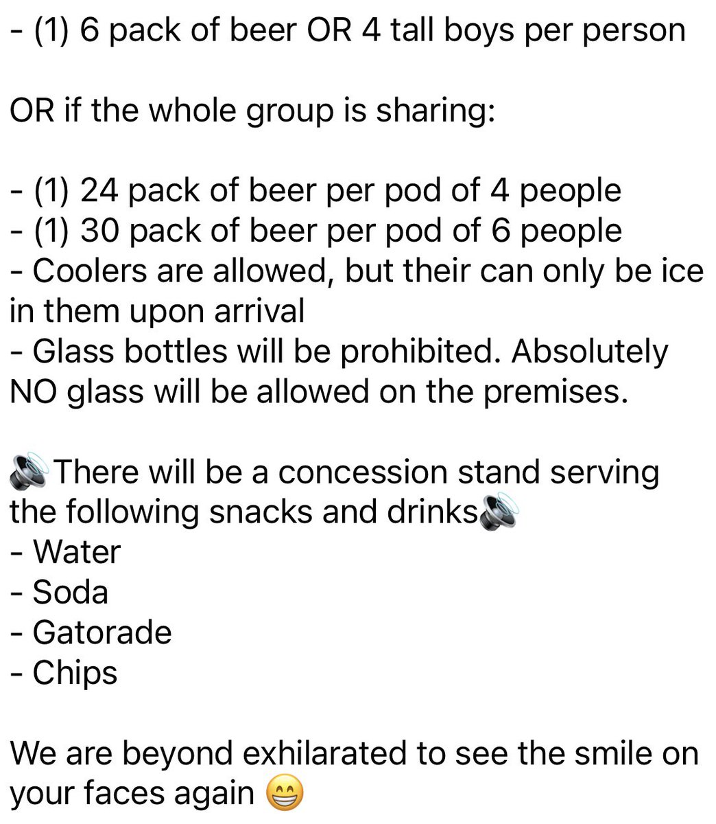 Morgantown, we’ve been waiting way too long to say this again. But, IT’S OFFICIALLY SHOW WEEK! 💃🔊🕺

There is some new information and rules about the show this Thursday to prepare you all for the best possible time.

2 people pods are NOW on sale at the ticket link in our bio!