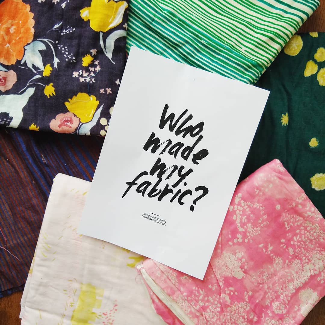 Today, we’re calling on global citizens everywhere to ask #WhoMadeMyFabric? Get involved ↓

📸 Share a picture with a #WhoMadeMyFabric poster
💌 Email a brand directly
✏️ Leave a product review on brand websites

Find out more: fashionrevolution.org/whomademyfabric

Photo by Circle Meets Line