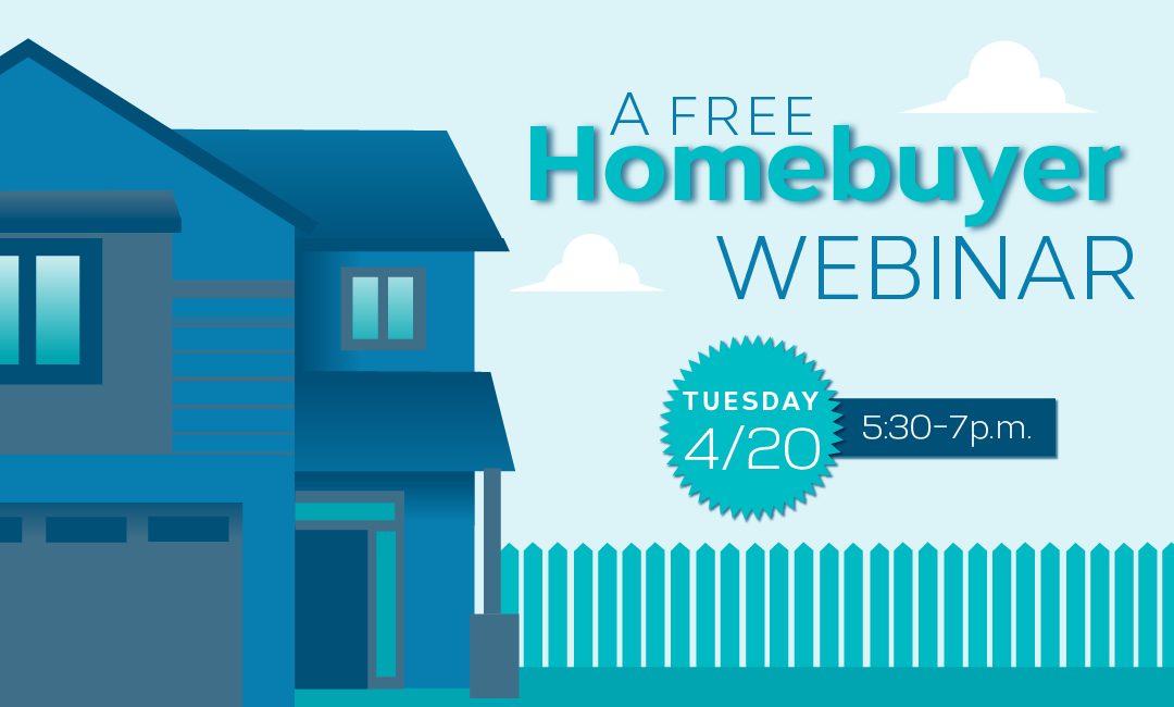 WidgetFinancial's tweet photo. Please join us virtually for our FREE Homebuyer Webinar on April 20, 2021 from 5:30-7:00 P.M. 

Please visit our website to register for the Zoom meeting! You will be able to attend from the comfort of your own home! https://t.co/pNuLuiTnUl