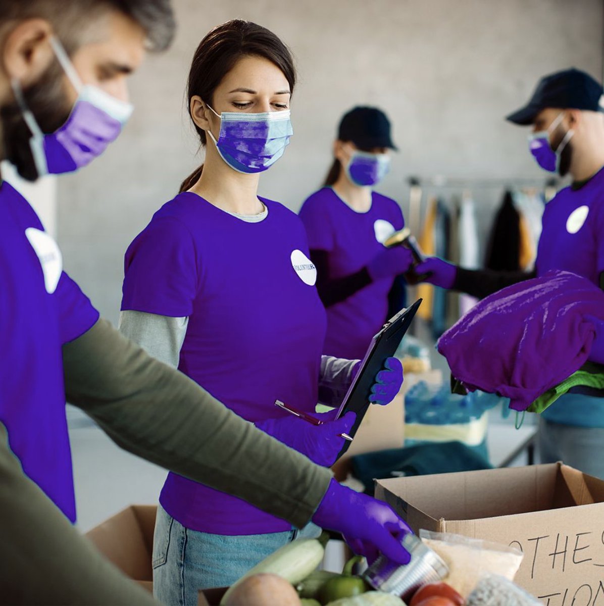 Xaviercreative's tweet image. We encourage you to help in your community  ♥️ #NationalVolunteerWeek
"We make dinners for our local shelter. Having a nourishing, home-cooked meal should be available to everyone. I believe sharing food is a great way to connect &amp;amp; bring people together." Alyse S. (Art Director)