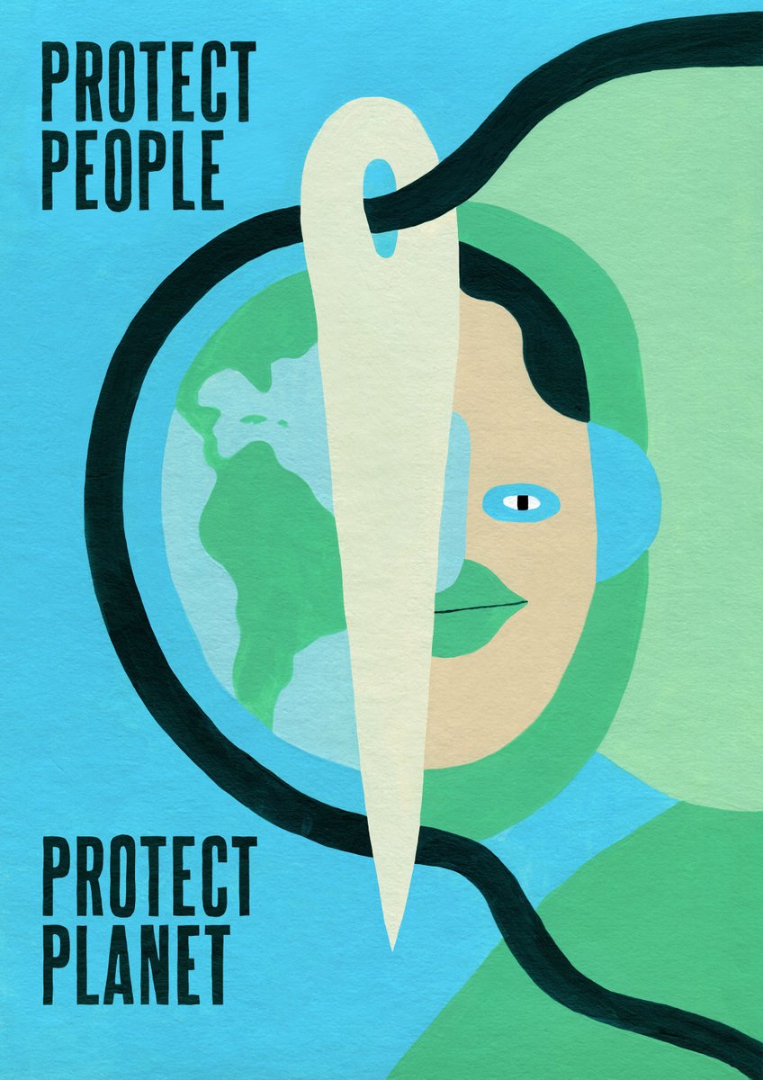 Kissi Ussuki (@kissi_ussuki) on Twitter photo protect planet, protect people 🌎🪡
happy to contribute to #FashionRevolutionWeek with my poster illustration! thank you <a href="/Fash_Rev/">Fashion Revolution</a>! protect planet, protect people 🌎🪡
happy to contribute to #FashionRevolutionWeek with my poster illustration! thank you <a href="/Fash_Rev/">Fashion Revolution</a>!