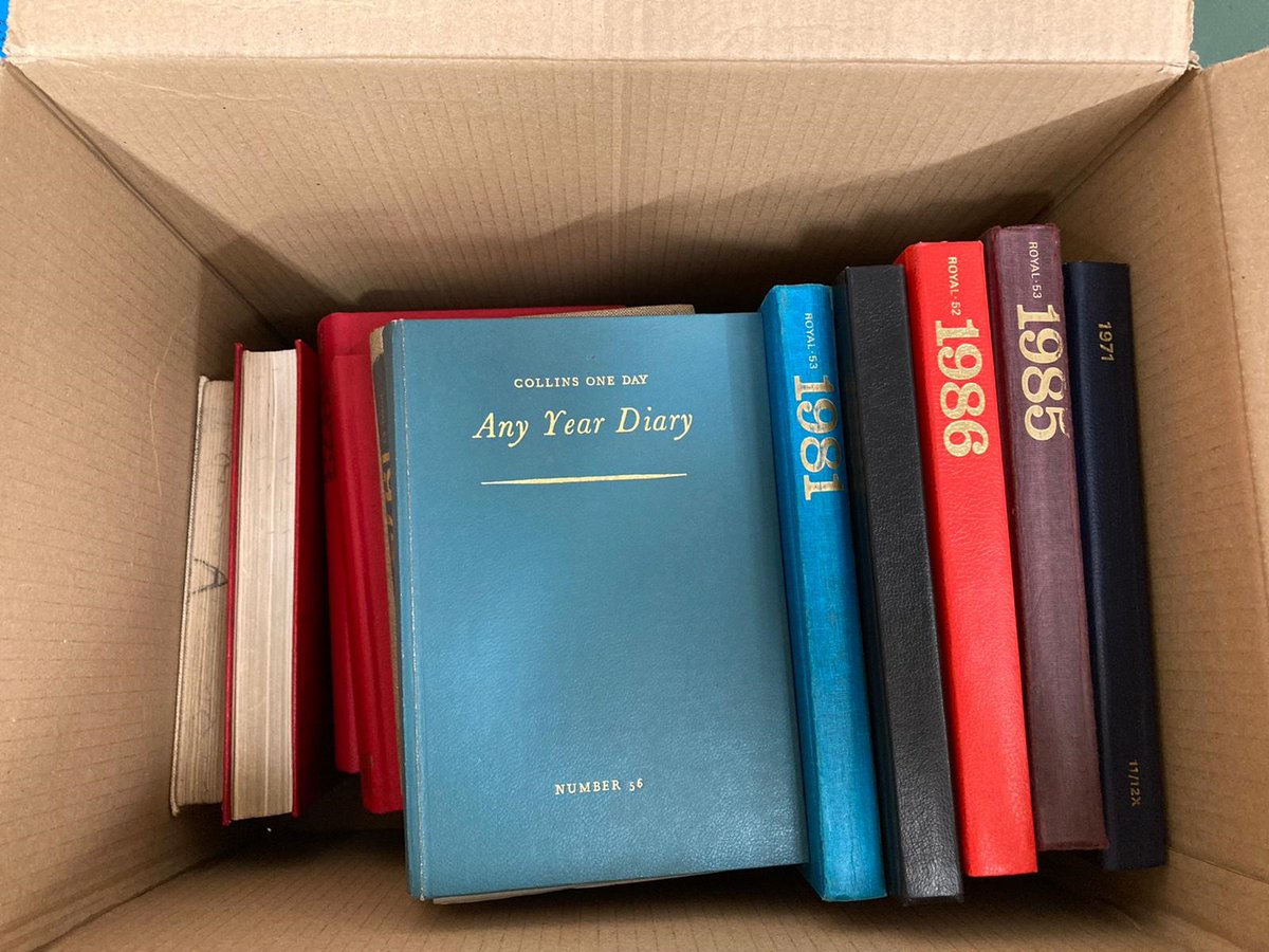 #Archive30 There are several key steps we follow when processing records and the completion of each are always #MiniMilestones! The first step is box listing when we assess and review a collection. Former trainee, Nessa, recently box listed the papers of James S. Symon & Son 📦📝