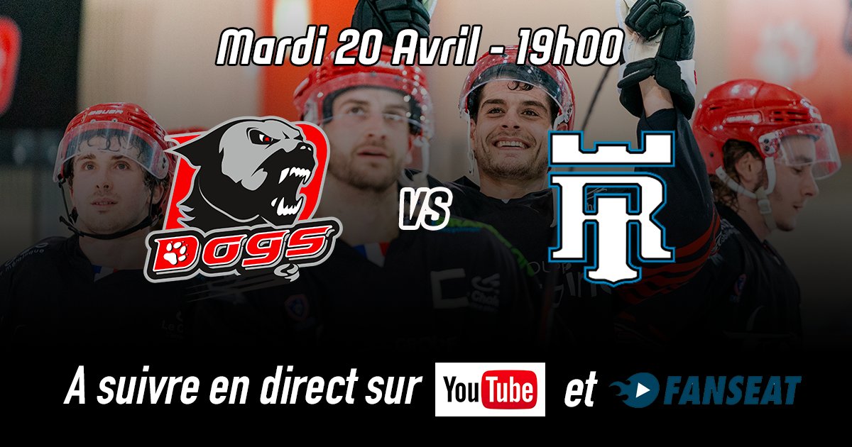 Dernier match pour les Dogs, demain soir à 19h ! ⏳

Lien de la diffusion en direct ➡️ youtu.be/pHT20gjiVGM