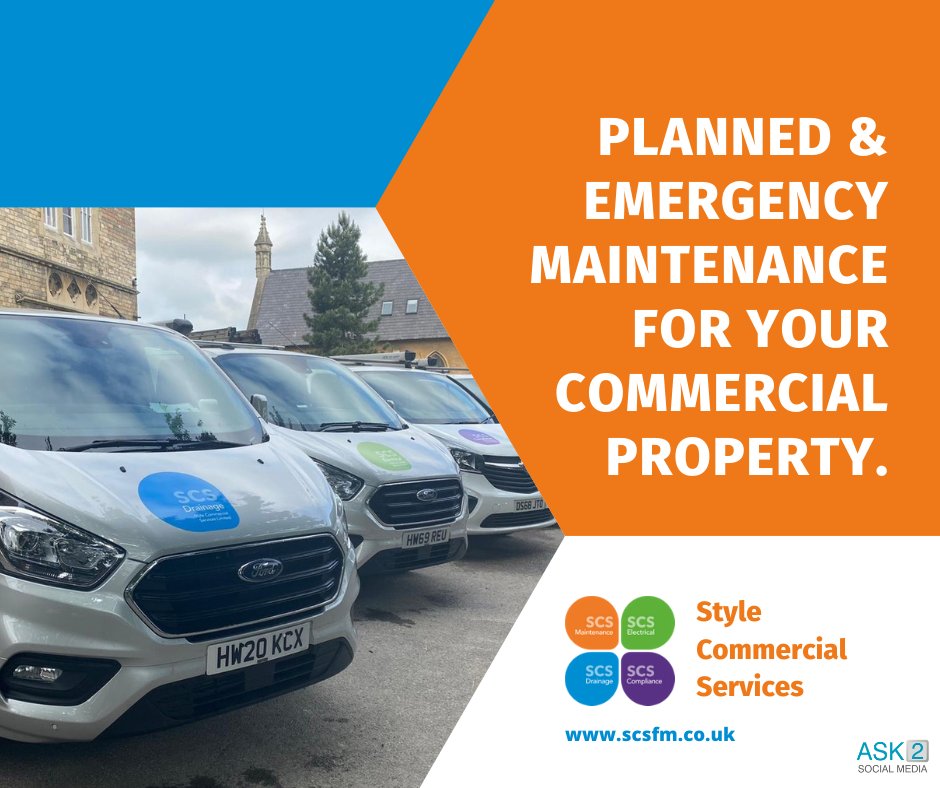 We provide quality facility maintenance solutions for our client’s individual needs, with rapid response teams ready 24 hours a day, 365 days a year.
08450 577830  scsfm.co.uk

#SCSFM #FacilitiesMaintenance #Repairs #MaintenanceServices #CommercialBuildings